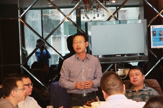 邹正生副书记在东莞员工见面会晚宴上发表讲话
